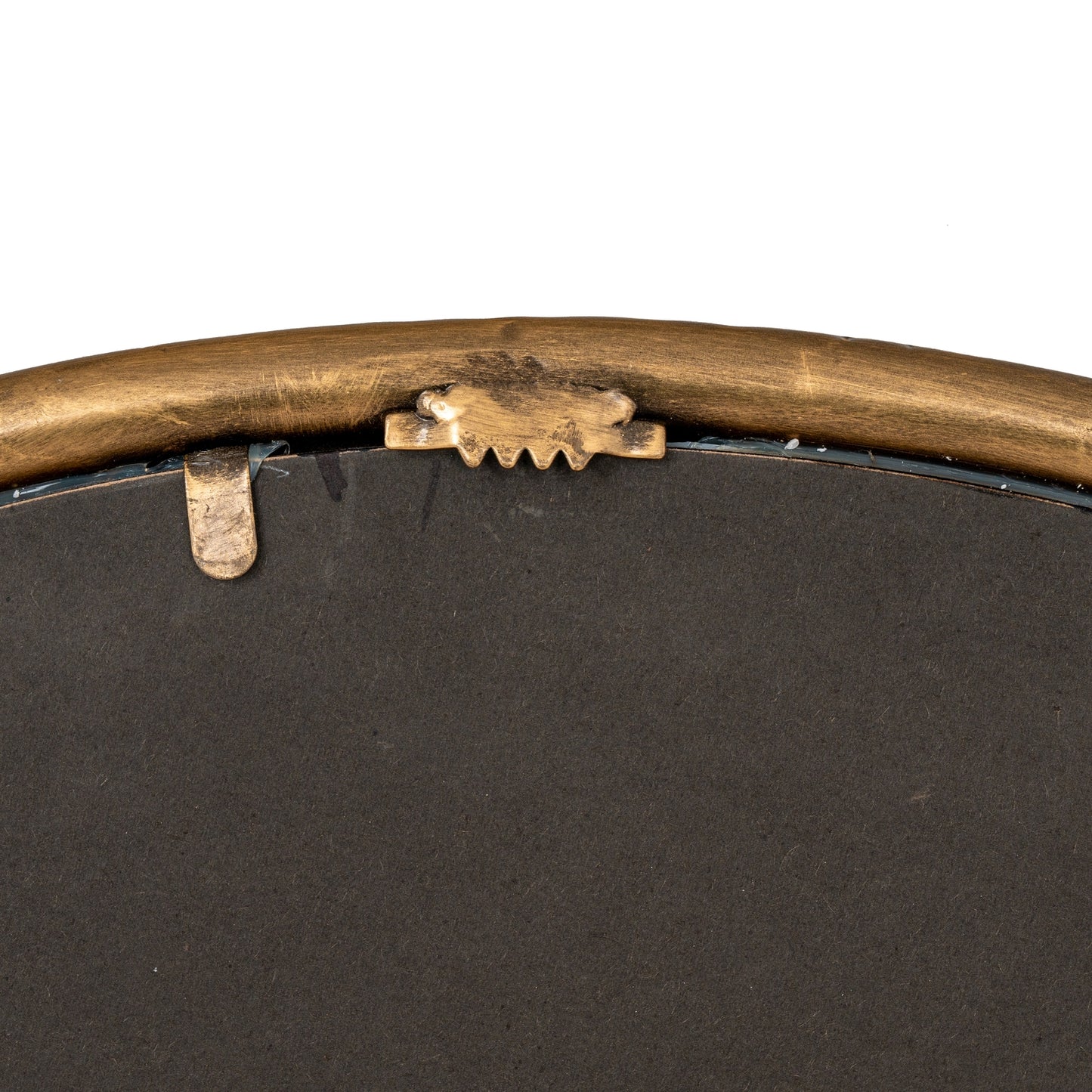Close-up of a black drum with a wooden rim and metal hardware on a white background