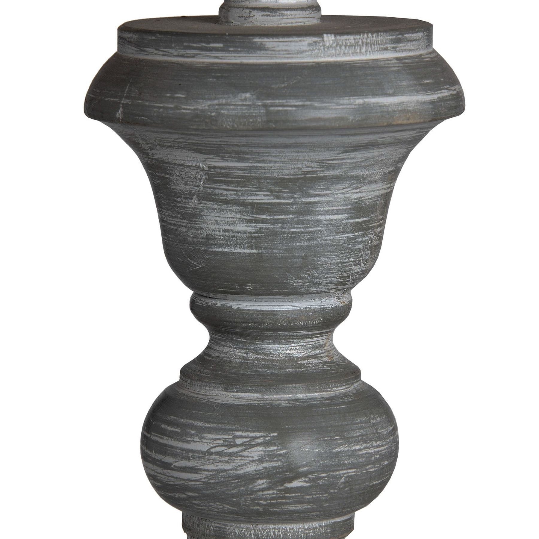 Decorative pedestal with a textured surface on a white background