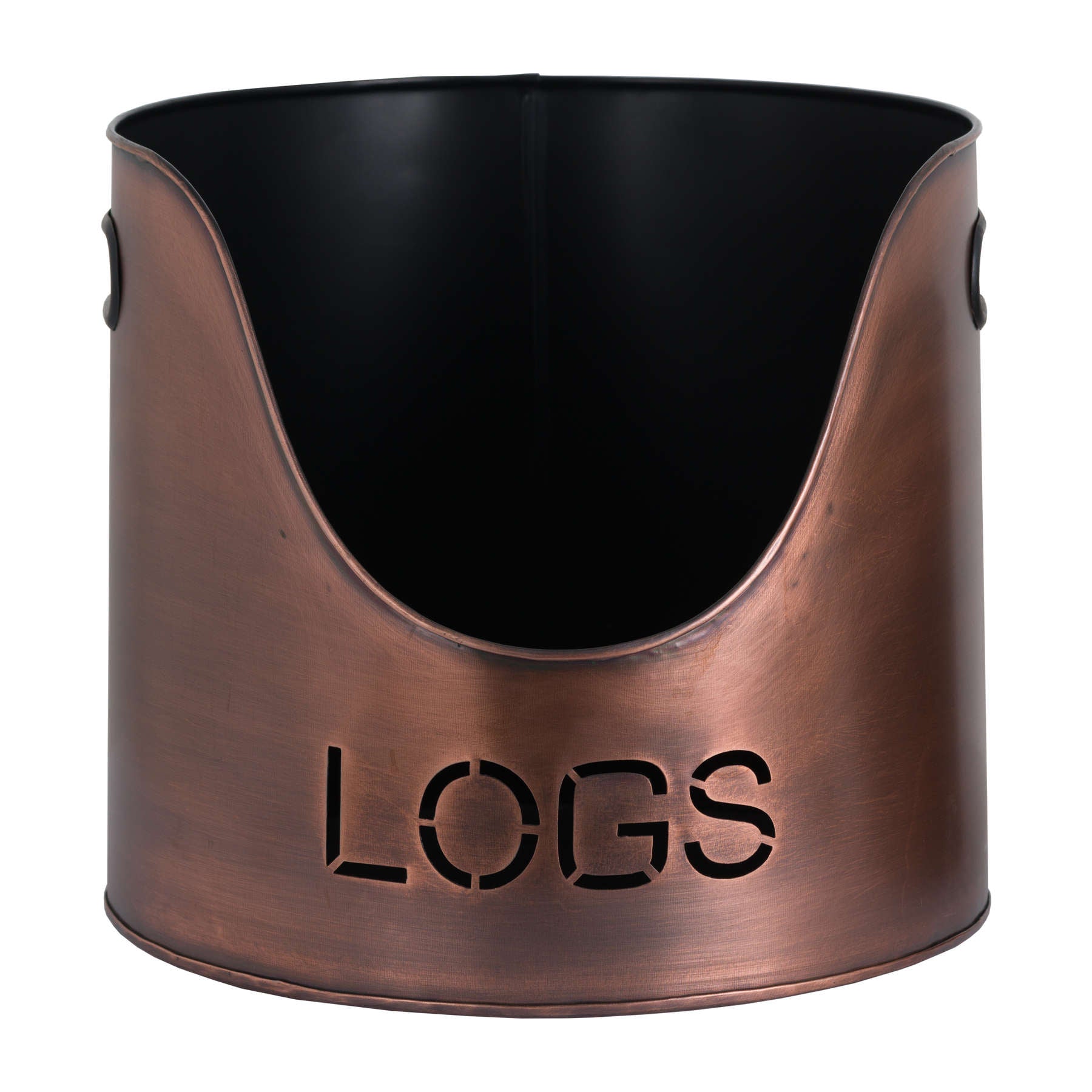 Copper log bucket