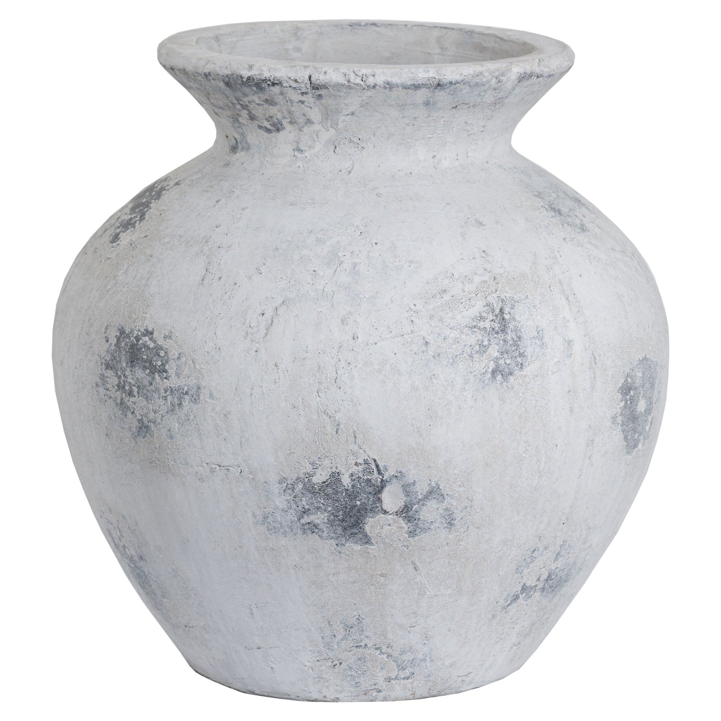 Downtown Large Antique White Vase