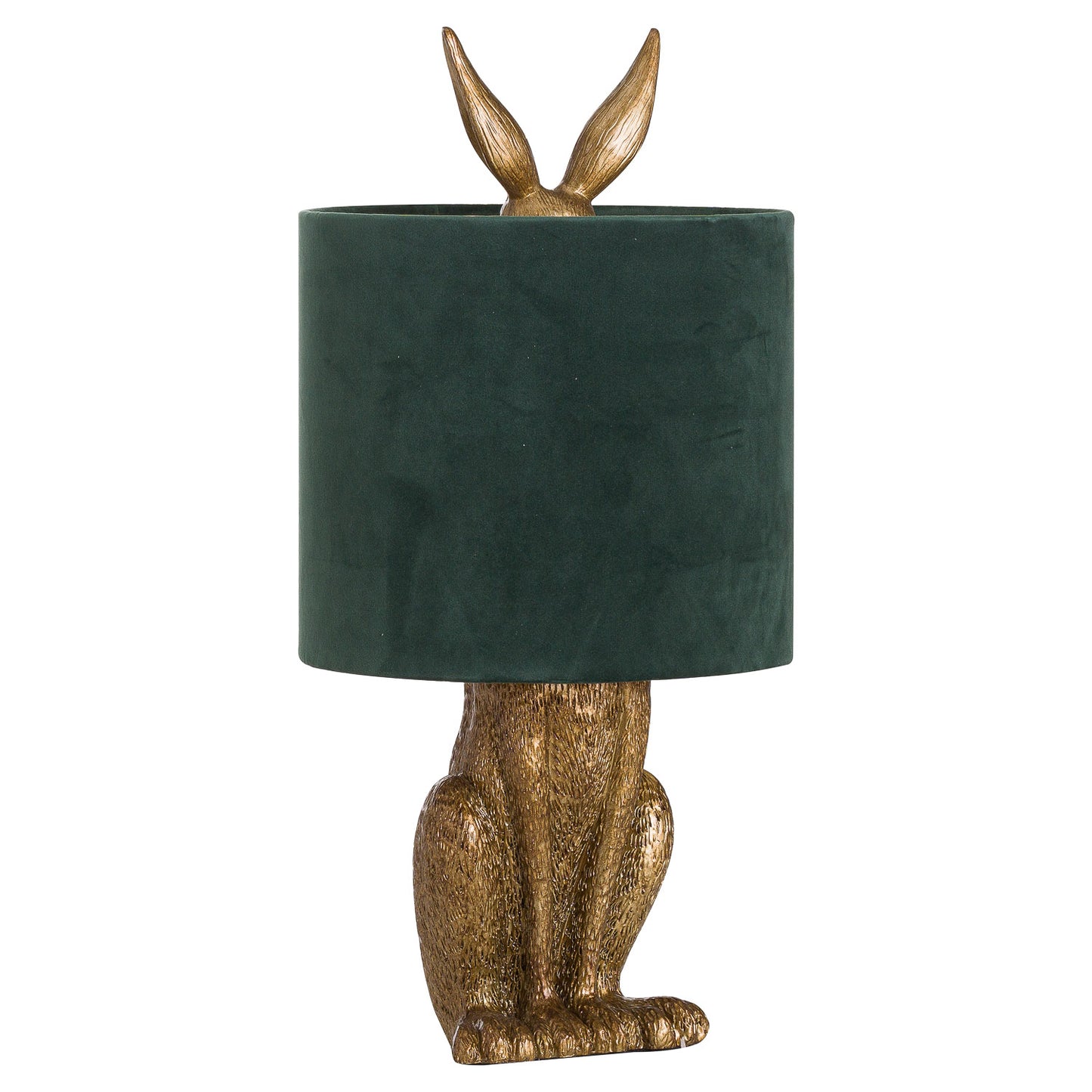 Hare Lamp Green Velvet