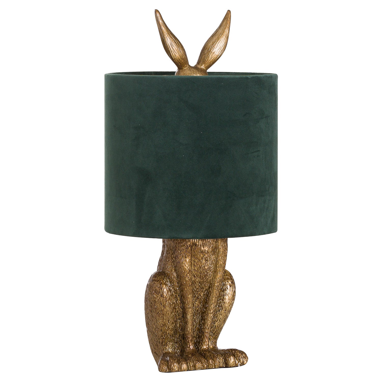 Hare Lamp Green Velvet