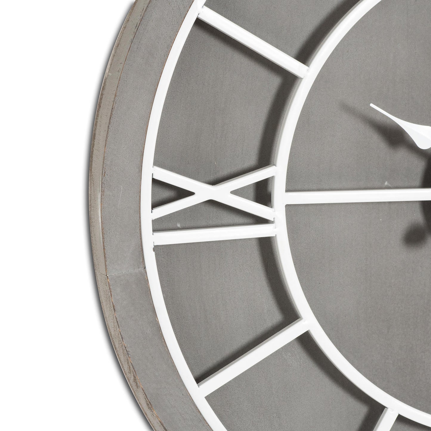 Zoomed in grey clock