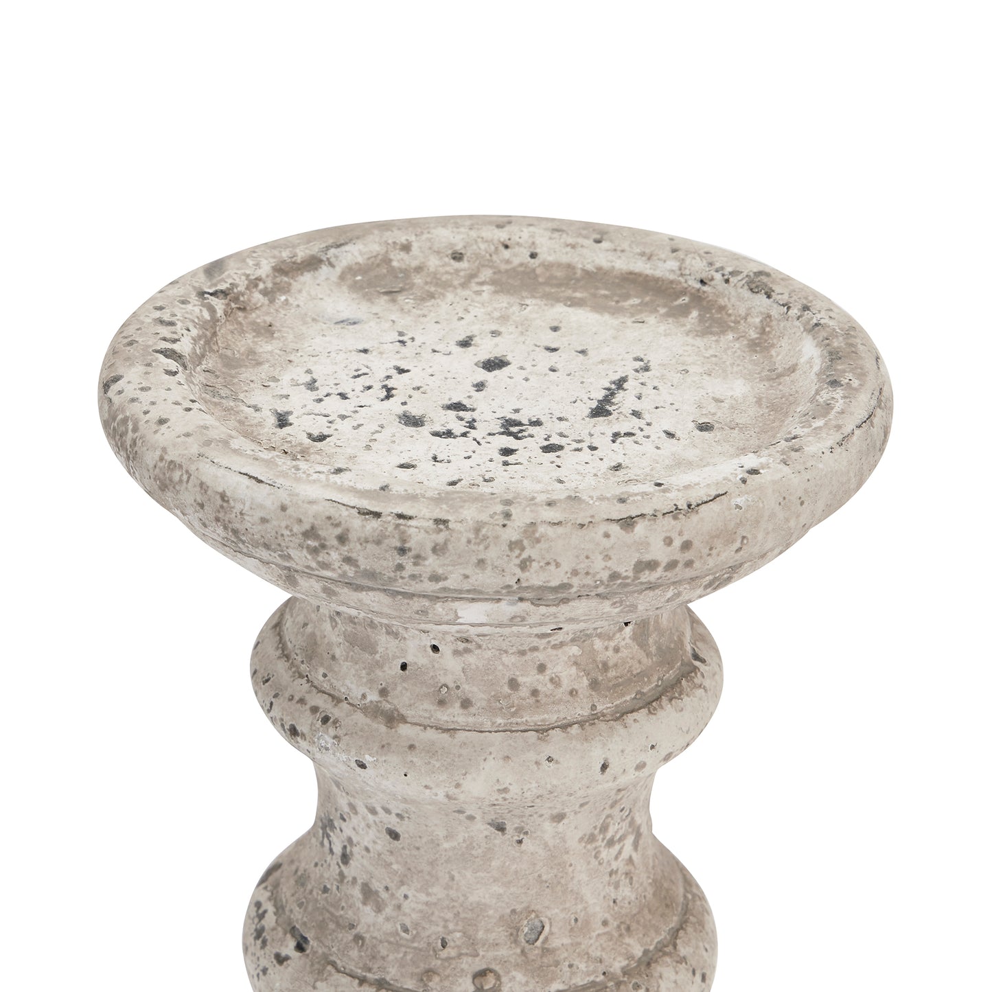Concrete pedestal on a white background